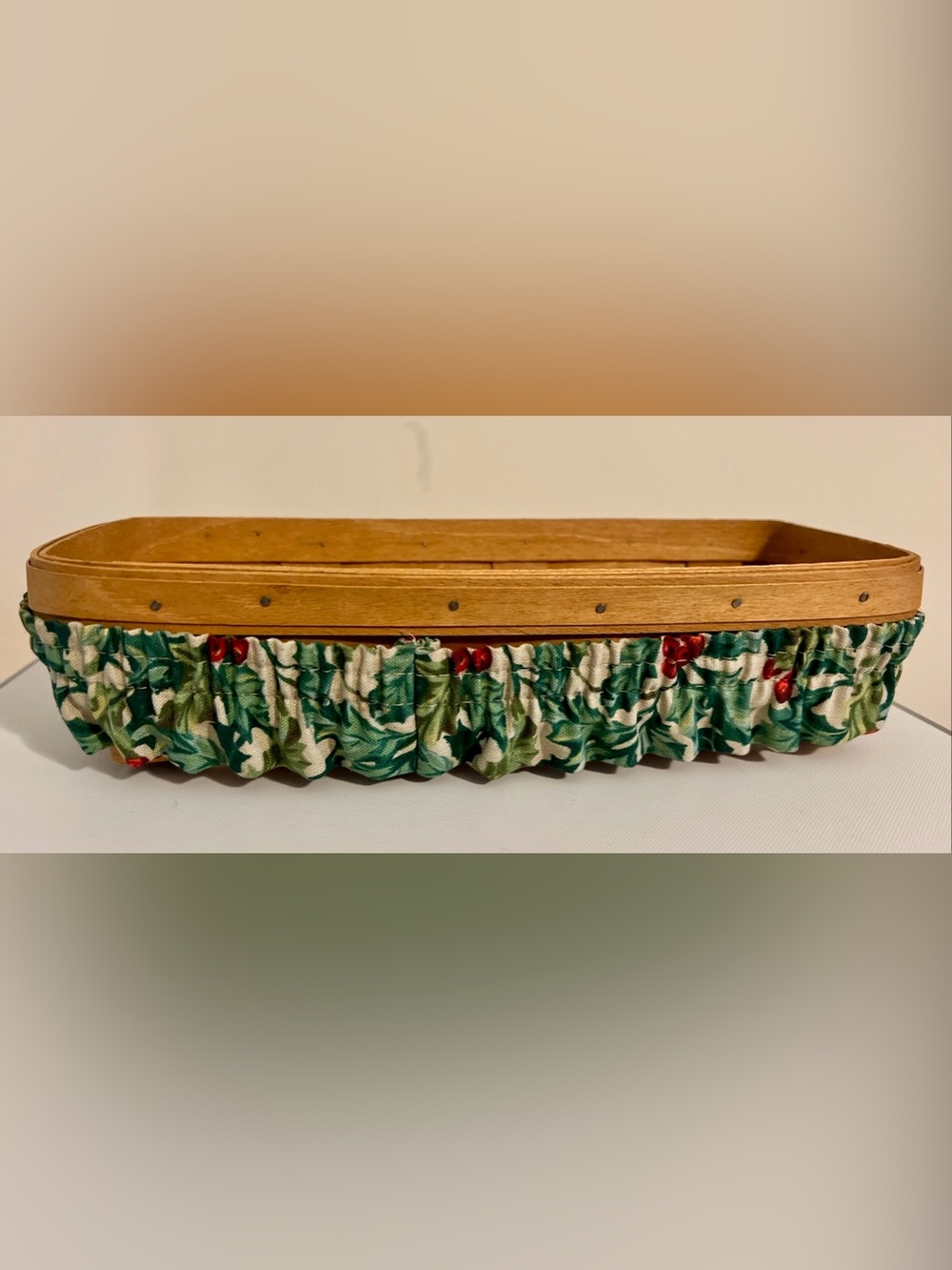 Longaberger Cracker Basket signed and dated 2004 handcrafted EUC